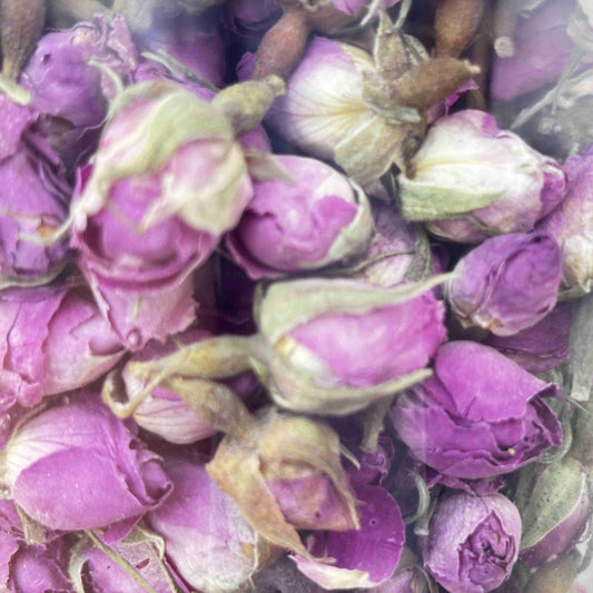 Getrocknete Rosenknospen