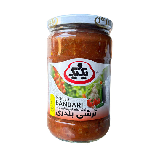 gehackte Eingelegte Gemüse 1&1 Torshi Liteh mit Tomatenmark (Bandari)