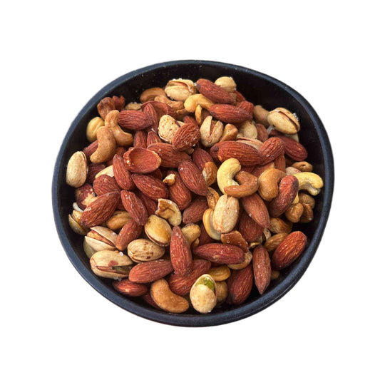 Gemischte Nüsse – Cashew, Pistazien, Mandeln und Sonnenblumenkerne