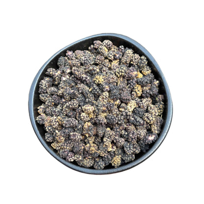 Getrocknete schwarze Maulbeeren aus Khanjan – Baghlan, Afghanistan