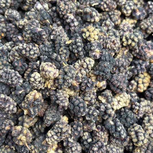 Getrocknete schwarze Maulbeeren aus Khanjan – Baghlan, Afghanistan