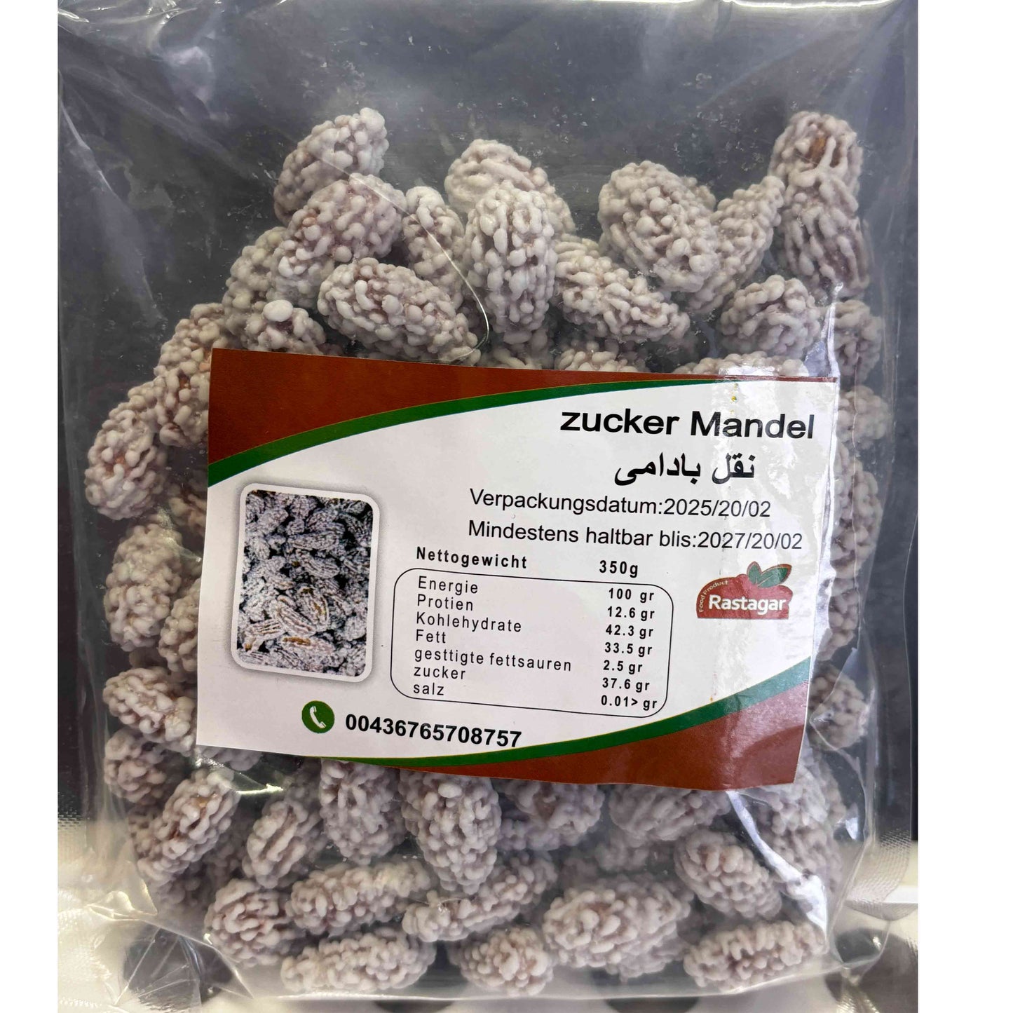 Gezuckerte Mandeln – Nughul 350g