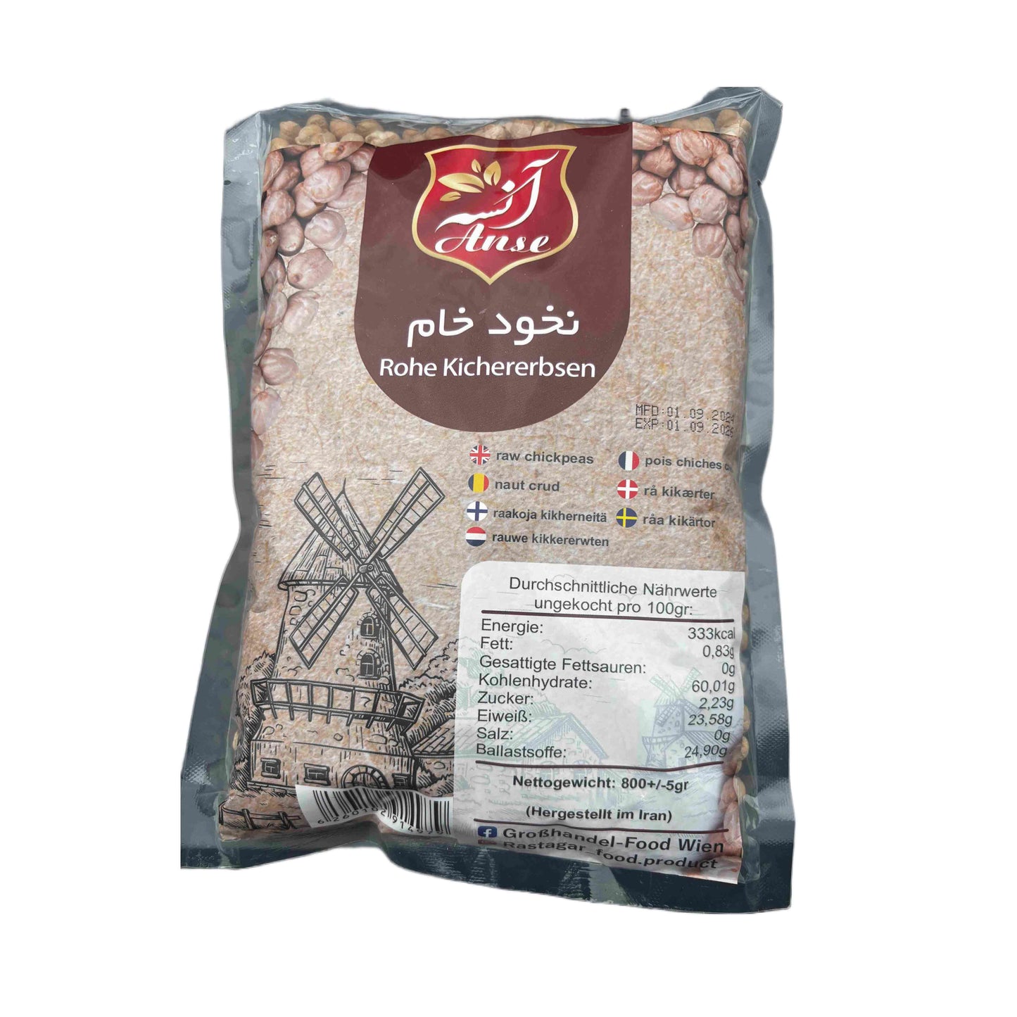 Rohe Kichererbsen – Anse