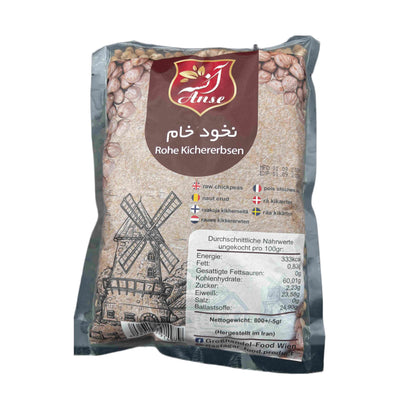 Rohe Kichererbsen – Anse