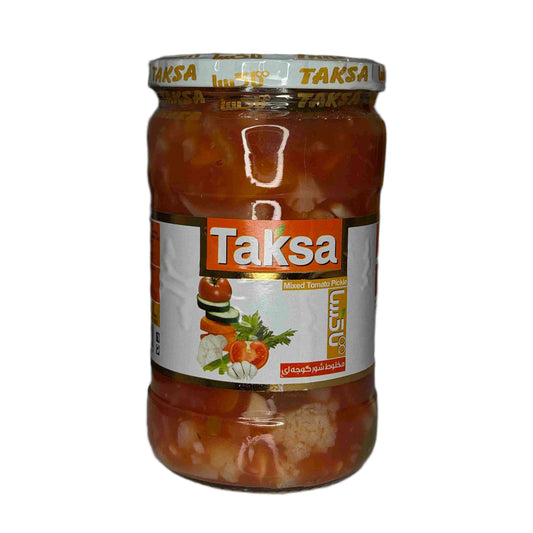 Mixed Pickles in Würziger Tomatenlake – Eingelegtes Gemüse